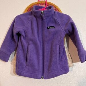 Purple Columbia Kids Toddler Zip Up Sweater